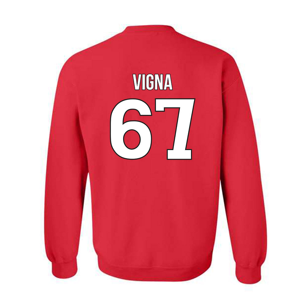 Rutgers - NCAA Football : Christopher Vigna - Classic Shersey Crewneck Sweatshirt-1