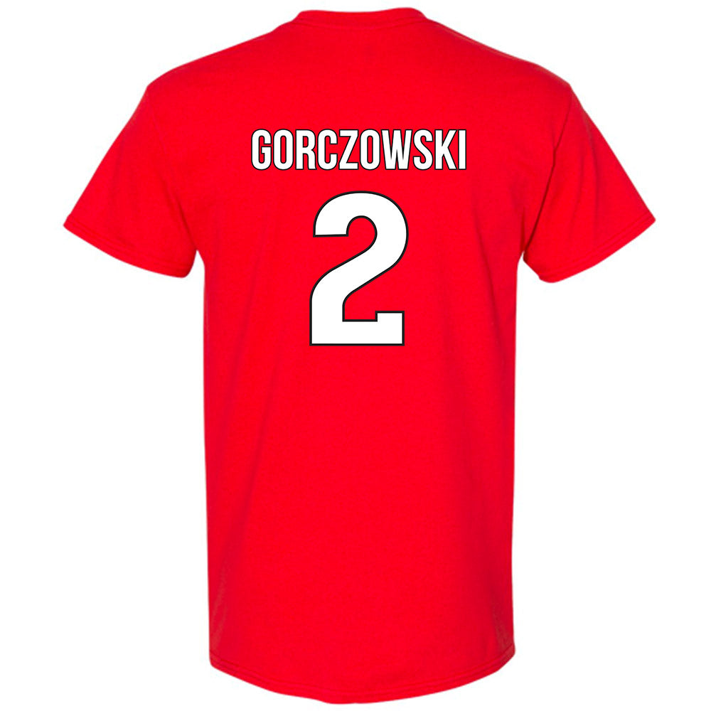 Rutgers - NCAA Men's Soccer : Simon Gorczowski - Classic Shersey T-Shirt-1