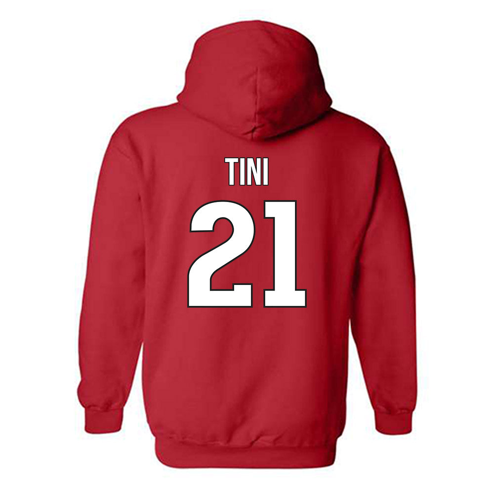 Rutgers - NCAA Women's Lacrosse : Payton Tini - Classic Shersey Hooded Sweatshirt-1