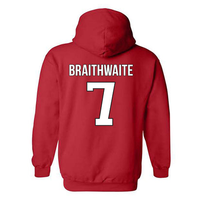 Rutgers - NCAA Football : Dylan Braithwaite - Classic Shersey Hooded Sweatshirt