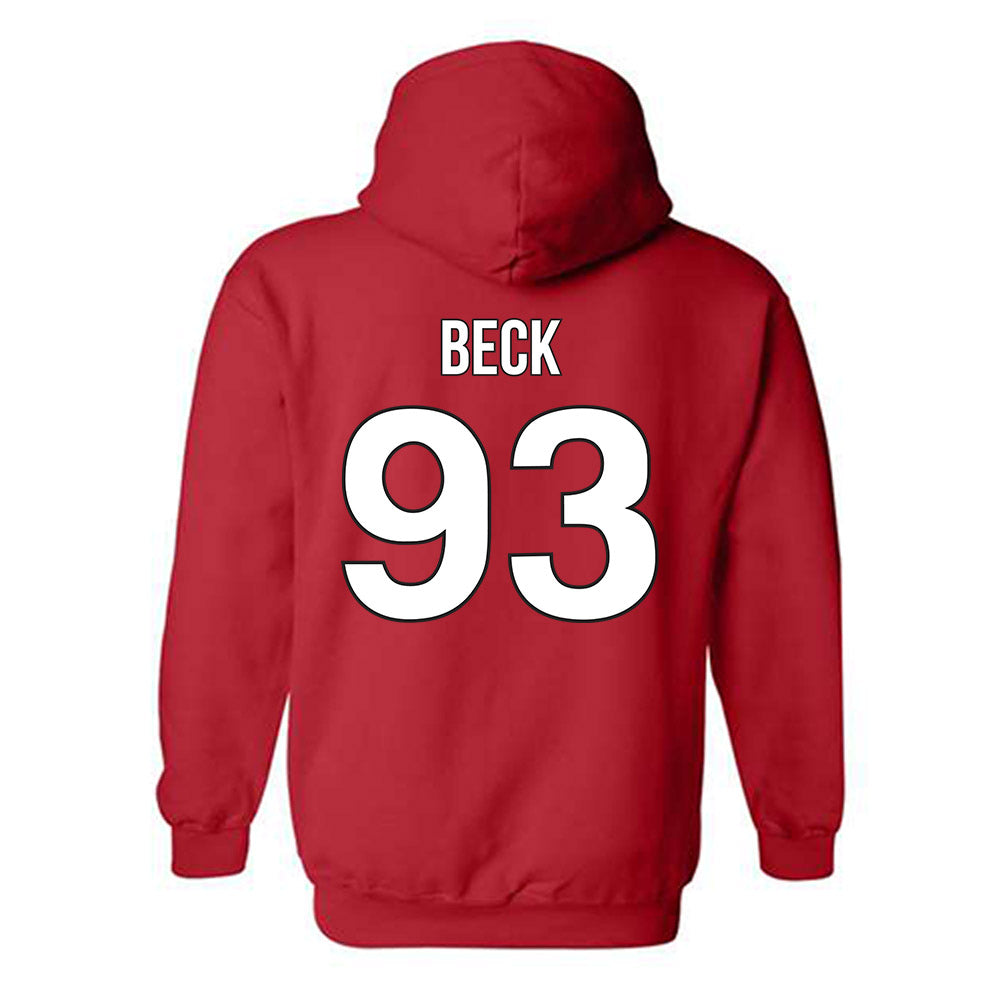 Rutgers - NCAA Football : Reece Beck - Classic Shersey Hooded Sweatshirt-1