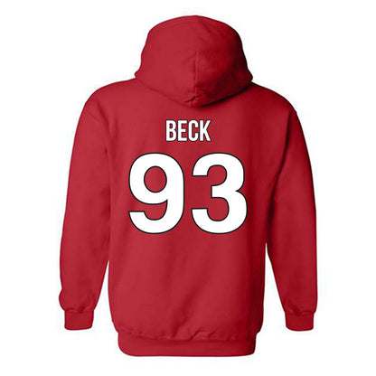 Rutgers - NCAA Football : Reece Beck - Classic Shersey Hooded Sweatshirt-1