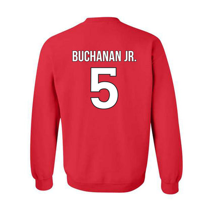 Rutgers - NCAA Men's Basketball : Darren Buchanan Jr. - Classic Shersey Crewneck Sweatshirt-1