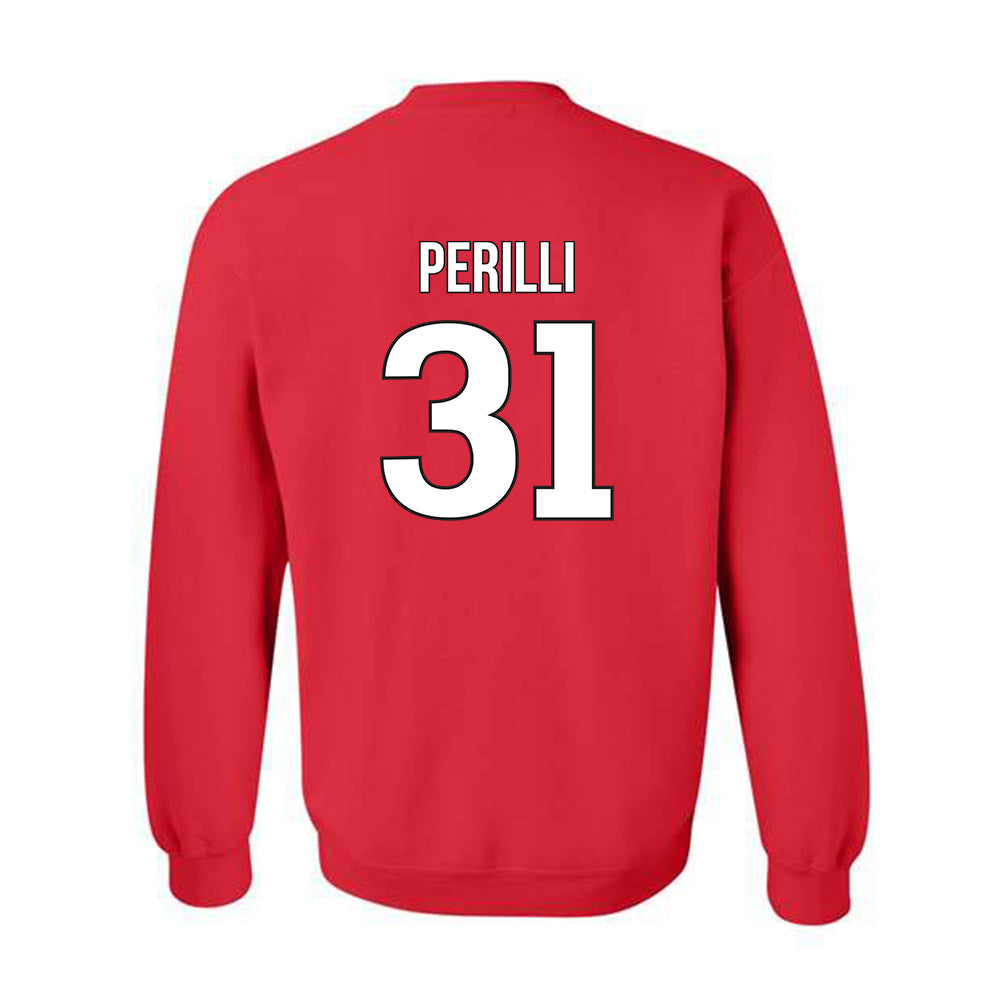 Rutgers - NCAA Baseball : Quinten Perilli - Classic Shersey Crewneck Sweatshirt-1