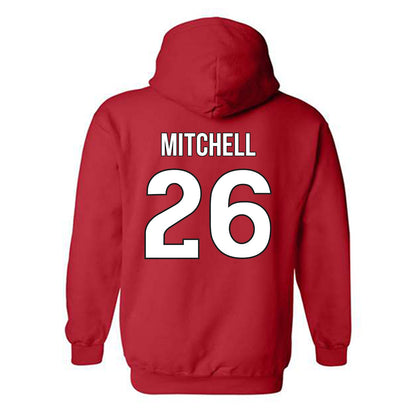 Rutgers - NCAA Football : Terrell Mitchell - Classic Shersey Hooded Sweatshirt-1