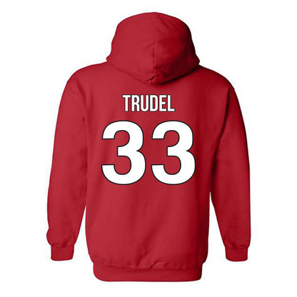 Rutgers - NCAA Softball : Desiree Trudel - Classic Shersey Hooded Sweatshirt-1