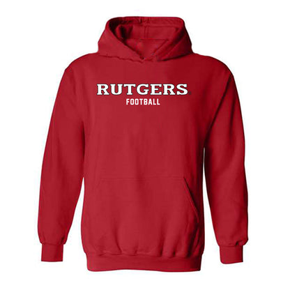 Rutgers - NCAA Football : Jared Smith - Classic Shersey Hooded Sweatshirt-0