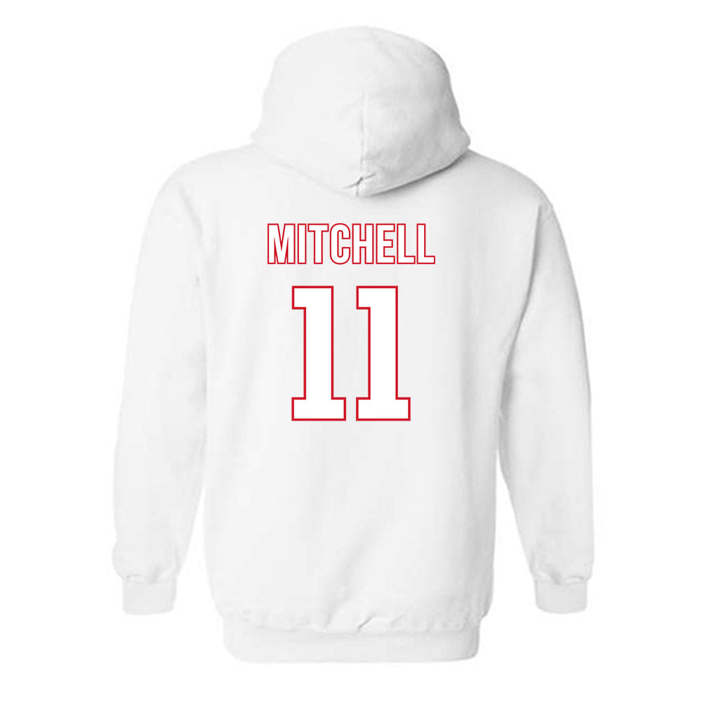 Rutgers - NCAA Softball : Mia Mitchell - Sport Shersey Hooded Sweatshirt-1