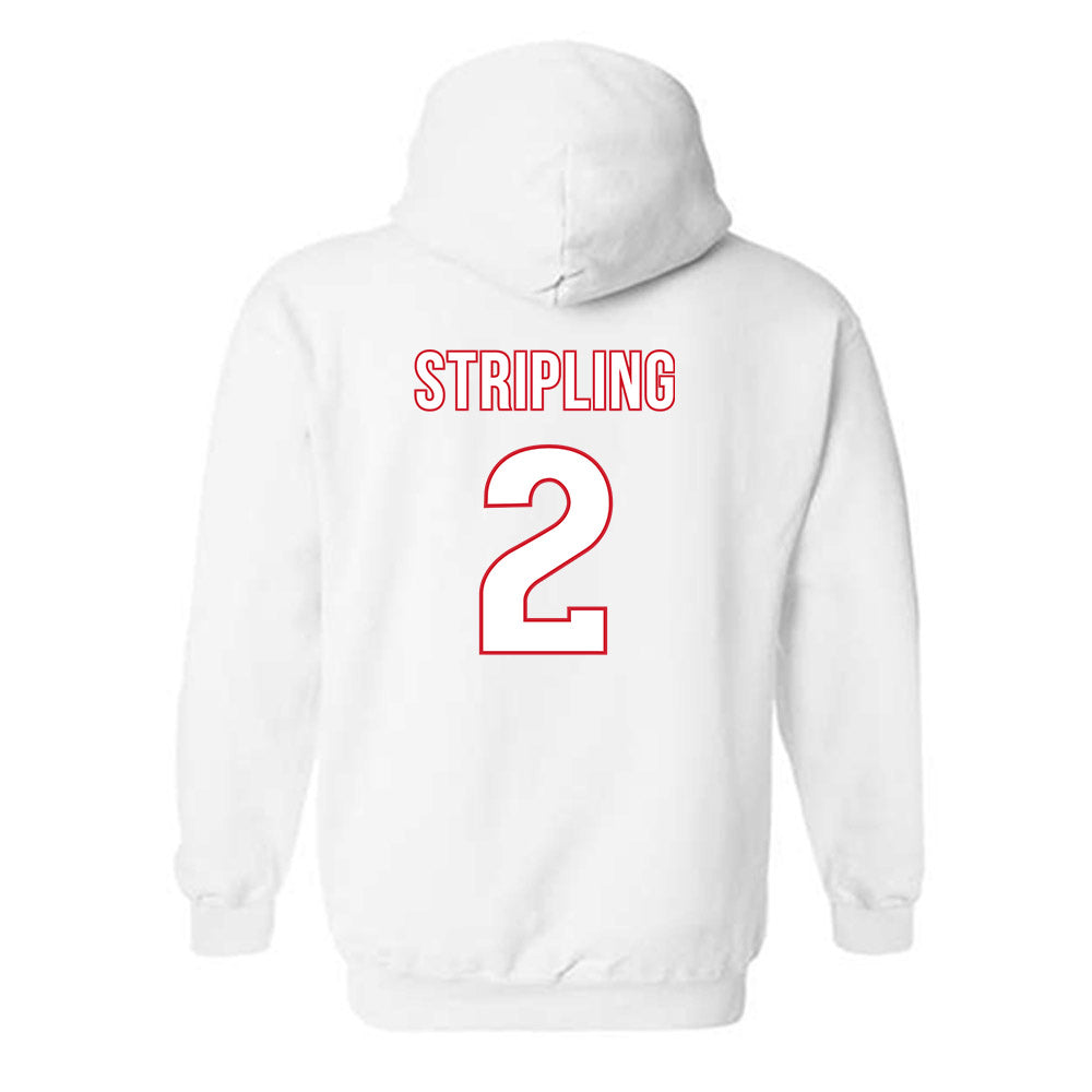 Rutgers - NCAA Softball : Hailey Stripling - Sport Shersey Hooded Sweatshirt-1