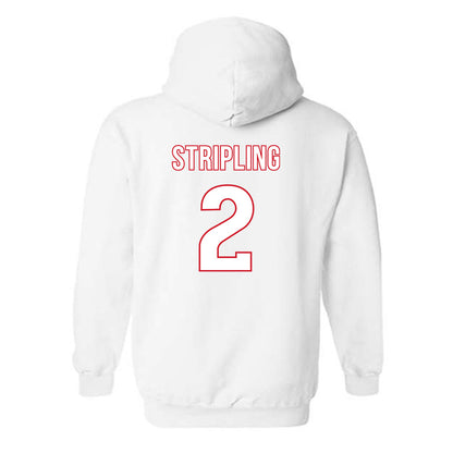 Rutgers - NCAA Softball : Hailey Stripling - Sport Shersey Hooded Sweatshirt-1