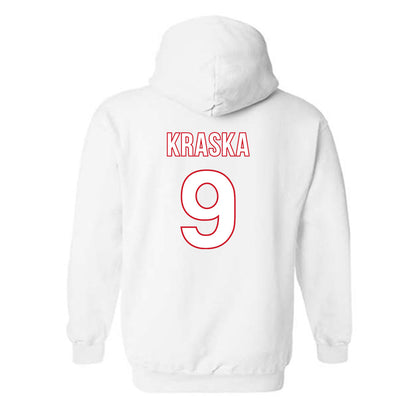 Rutgers - NCAA Softball : Stephanie Kraska - Sport Shersey Hooded Sweatshirt-1