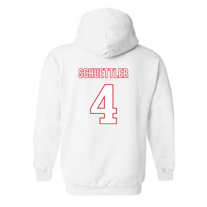 Rutgers - NCAA Softball : Charleigh Schuettler - Sport Shersey Hooded Sweatshirt-1