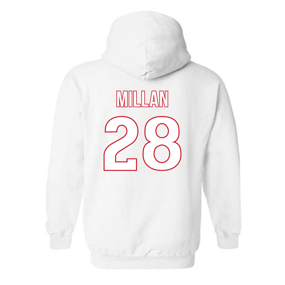 Rutgers - NCAA Softball : Rachel Millan - Sport Shersey Hooded Sweatshirt-1