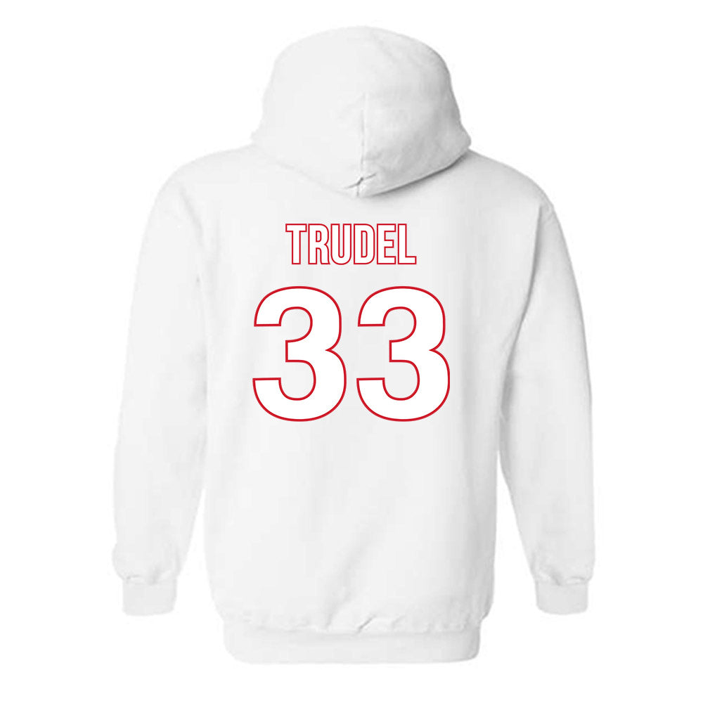 Rutgers - NCAA Softball : Desiree Trudel - Sport Shersey Hooded Sweatshirt-1