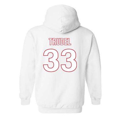Rutgers - NCAA Softball : Desiree Trudel - Sport Shersey Hooded Sweatshirt-1