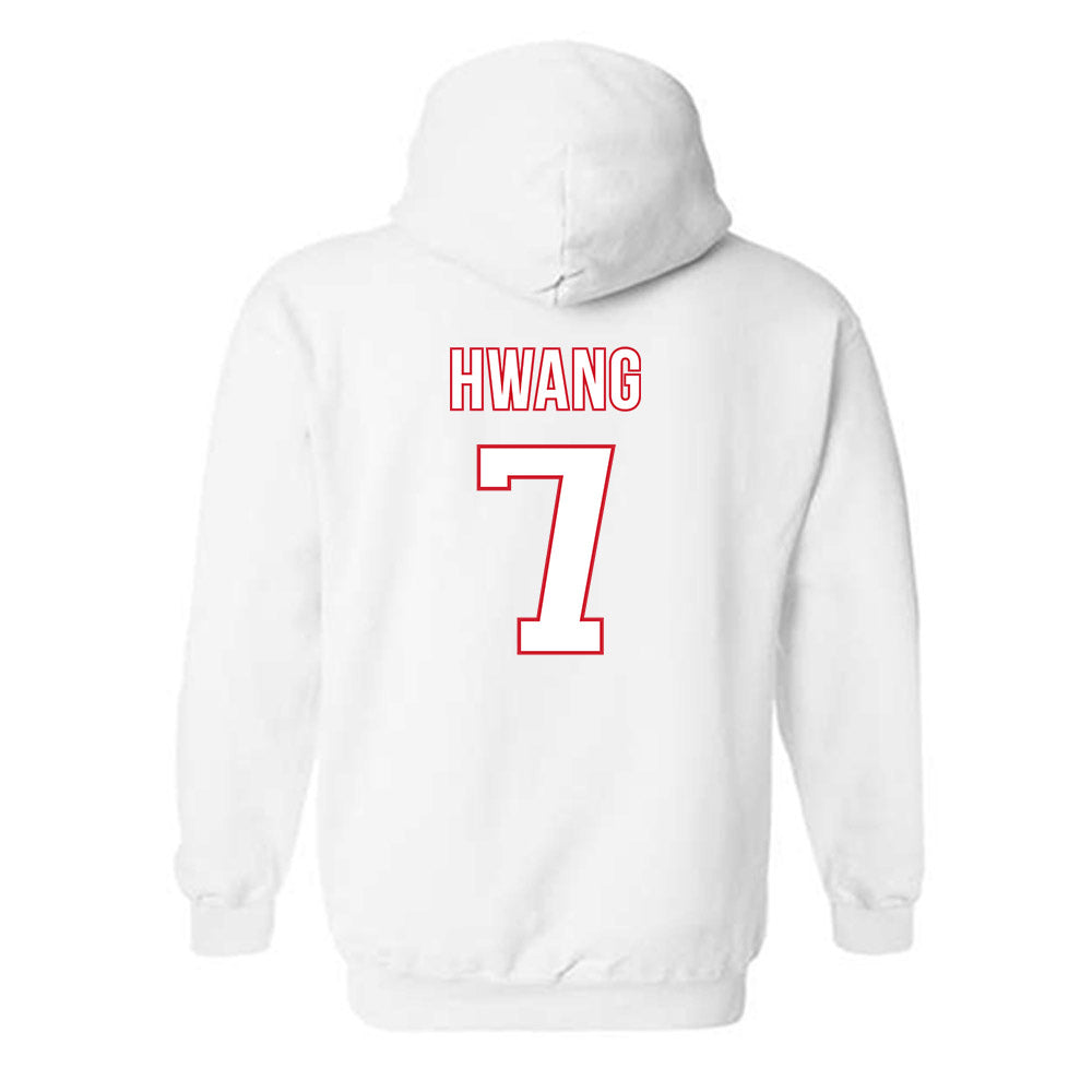 Rutgers - NCAA Softball : Riley Hwang - Sport Shersey Hooded Sweatshirt-1