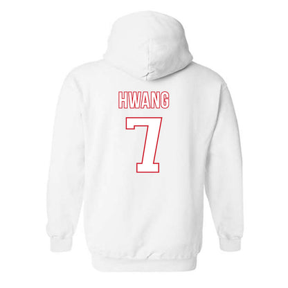 Rutgers - NCAA Softball : Riley Hwang - Sport Shersey Hooded Sweatshirt-1