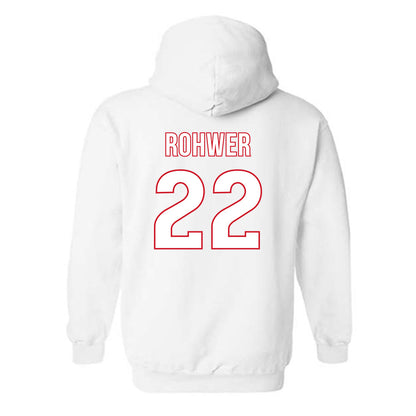 Rutgers - NCAA Softball : Sam Rohwer - Sport Shersey Hooded Sweatshirt-1