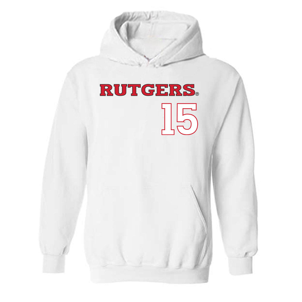 Rutgers - NCAA Softball : Kelsie Riggan - Sport Shersey Hooded Sweatshirt-0