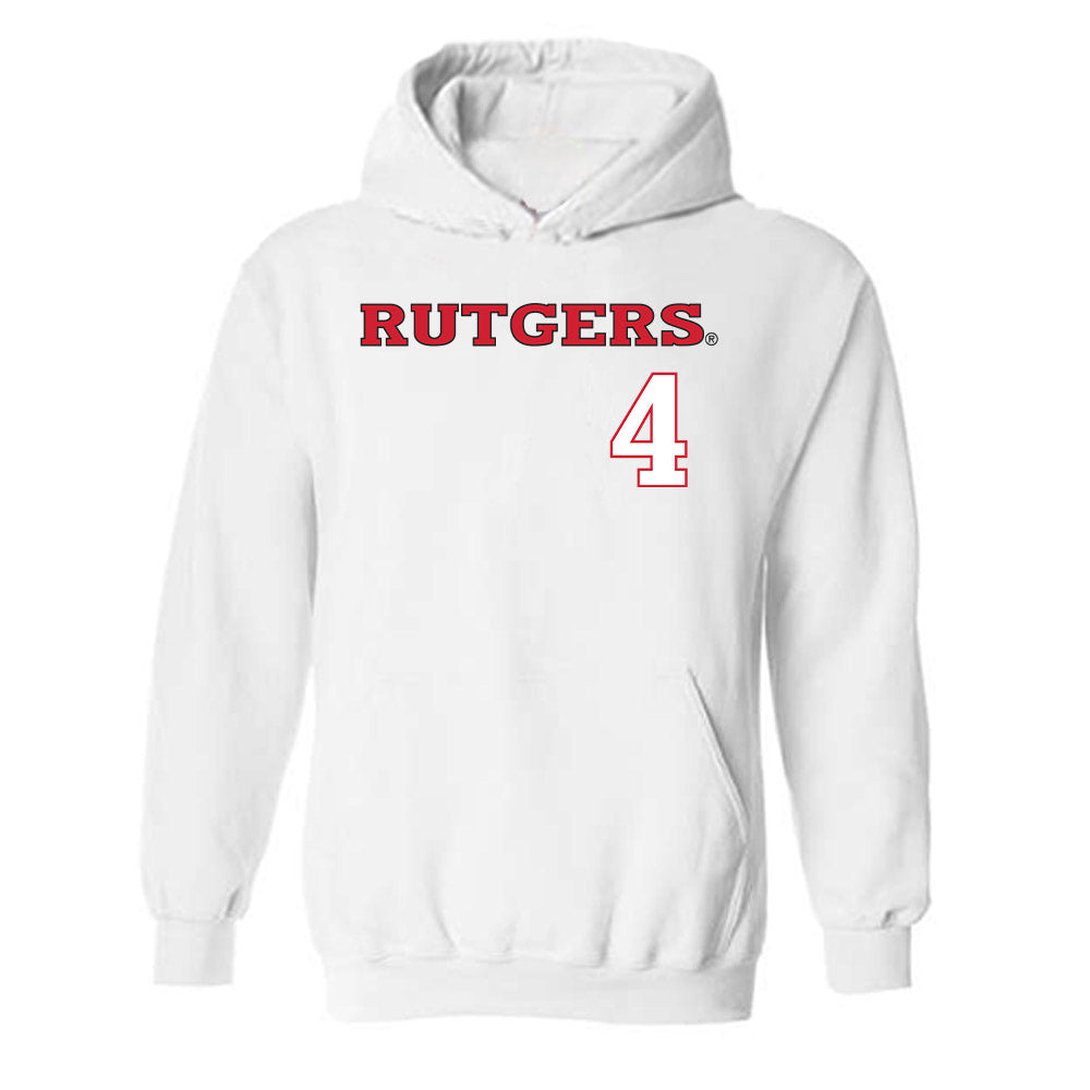 Rutgers - NCAA Softball : Charleigh Schuettler - Sport Shersey Hooded Sweatshirt-0