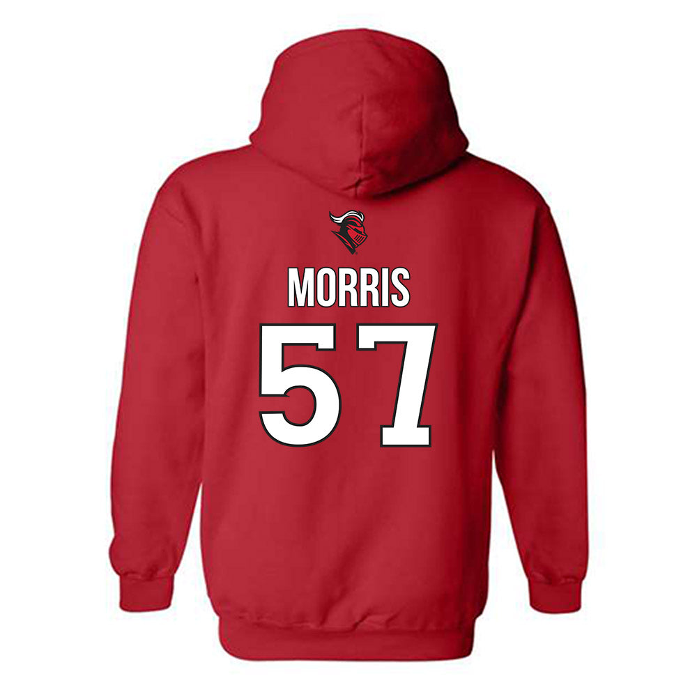 Rutgers - NCAA Women's Soccer : Riley Morris - Sport Shersey Hooded Sweatshirt-1