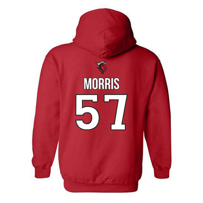 Rutgers - NCAA Women's Soccer : Riley Morris - Sport Shersey Hooded Sweatshirt-1