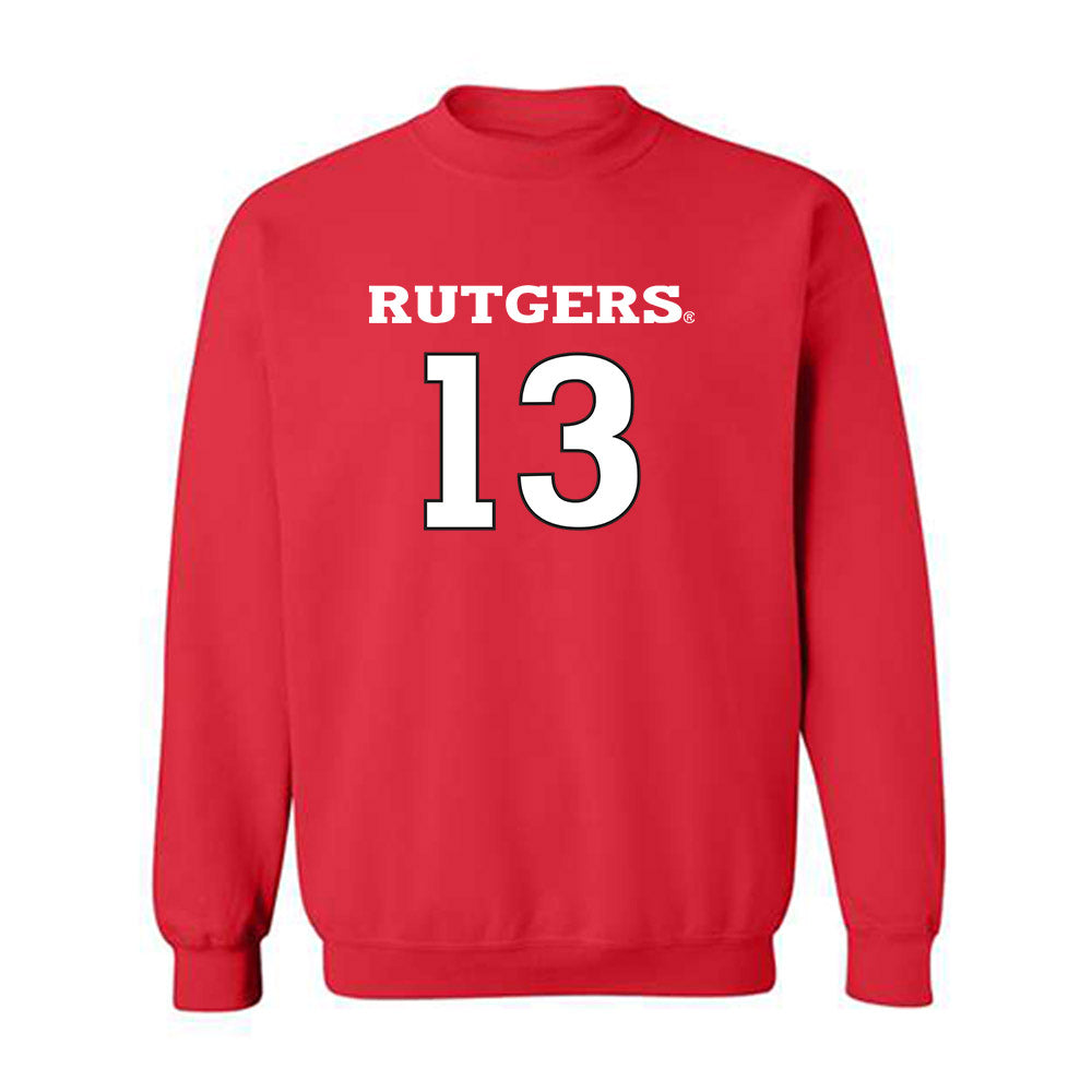 Rutgers - NCAA Women's Soccer : Audrey Cain - Sport Shersey Crewneck Sweatshirt