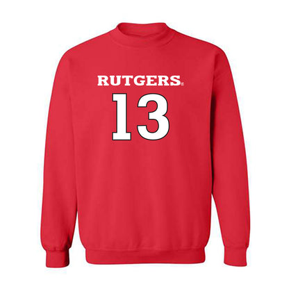 Rutgers - NCAA Women's Soccer : Audrey Cain - Sport Shersey Crewneck Sweatshirt