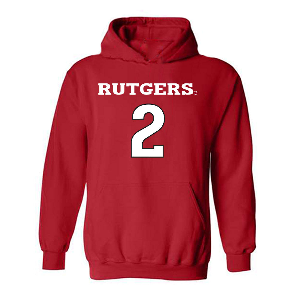 Rutgers - NCAA Women's Soccer : Julia Joseph - Sport Shersey Hooded Sweatshirt-0
