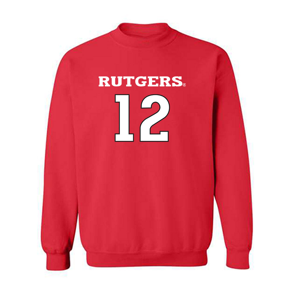 Rutgers - NCAA Women's Soccer : Olivia Russomanno - Sport Shersey Crewneck Sweatshirt-0