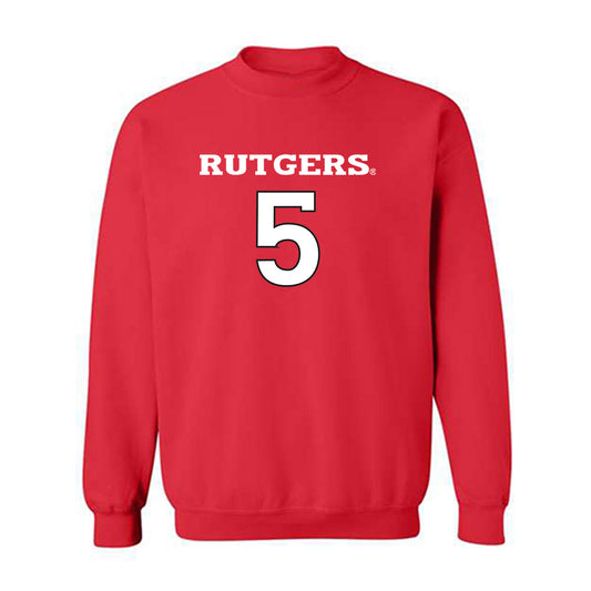 Rutgers - NCAA Women's Soccer : Bea Tinoco - Sport Shersey Crewneck Sweatshirt-0