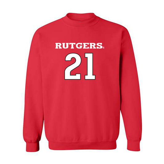 Rutgers - NCAA Women's Soccer : Sarah Martinez - Sport Shersey Crewneck Sweatshirt-0
