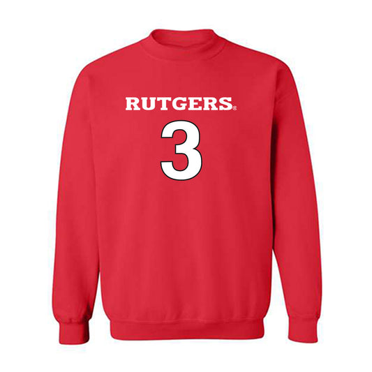 Rutgers - NCAA Women's Soccer : Lilia Calvert - Sport Shersey Crewneck Sweatshirt-0