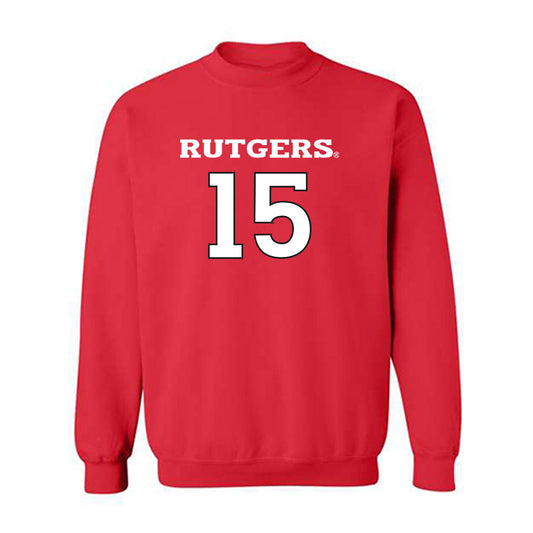 Rutgers - NCAA Women's Soccer : Lily Phillips - Sport Shersey Crewneck Sweatshirt-0