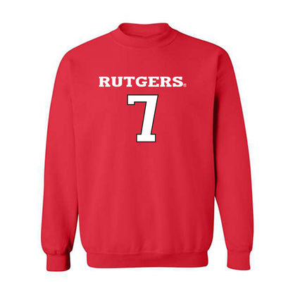 Rutgers - NCAA Women's Soccer : Kennedi Cotter - Sport Shersey Crewneck Sweatshirt-0