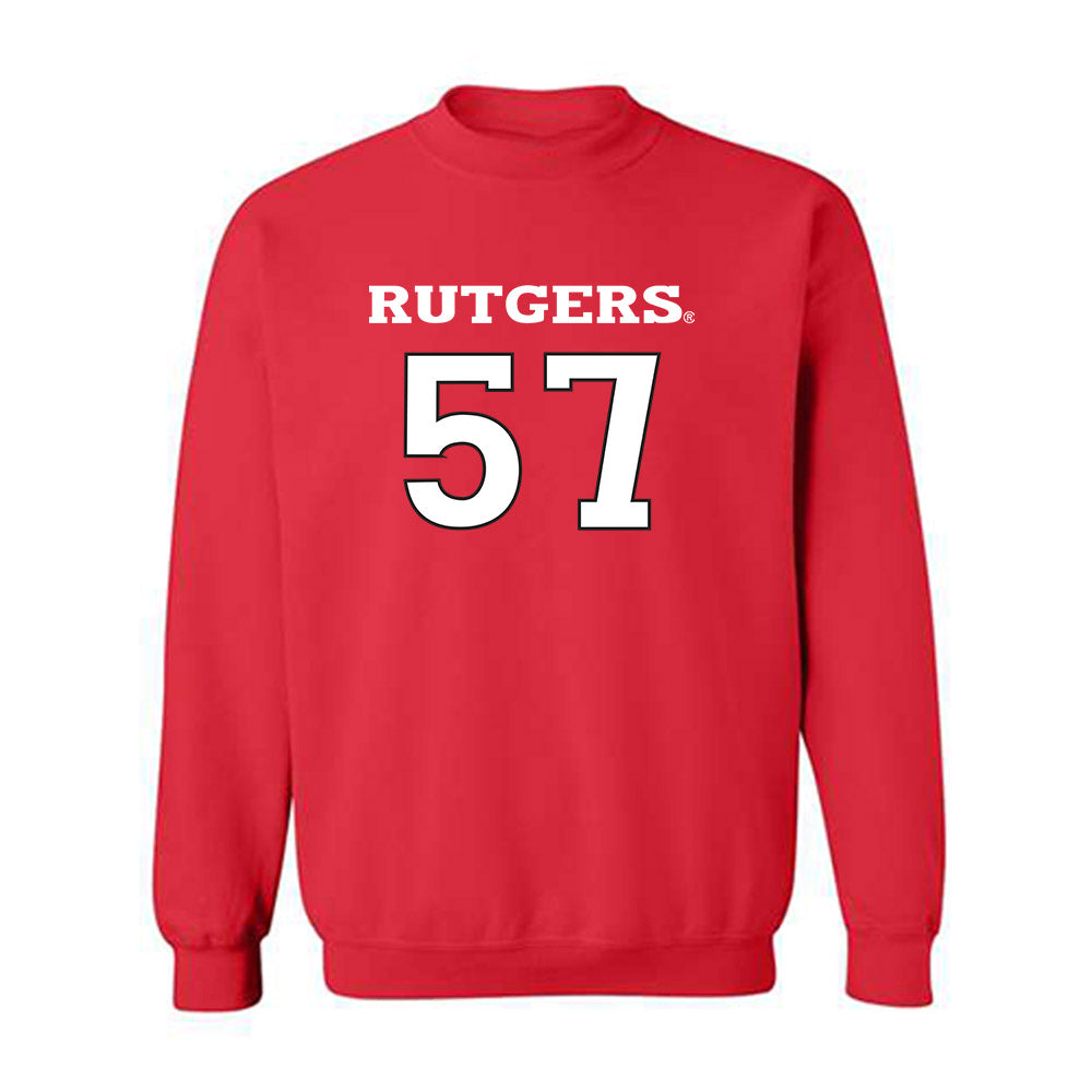 Rutgers - NCAA Women's Soccer : Riley Morris - Sport Shersey Crewneck Sweatshirt-0