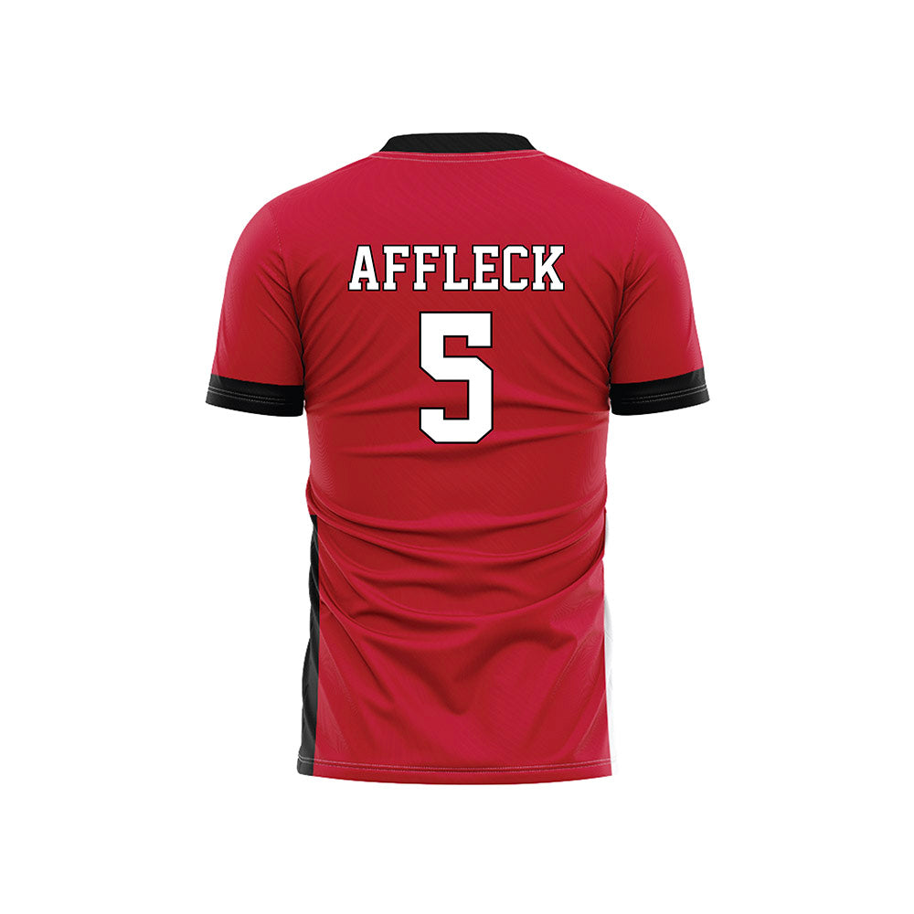 Utah - NCAA Women's Soccer : Abby Affleck - Red Soccer Jersey-1