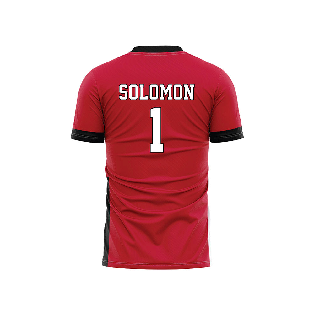 Utah - NCAA Women's Soccer : Anna Solomon - Red Soccer Jersey-1