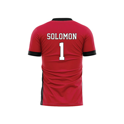 Utah - NCAA Women's Soccer : Anna Solomon - Red Soccer Jersey-1