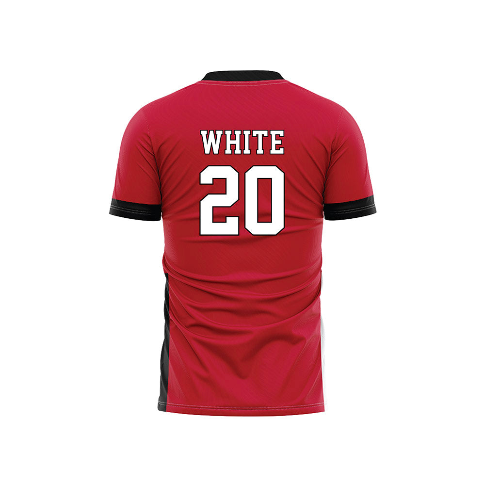 Utah - NCAA Women's Soccer : Sophie White - Red Soccer Jersey-1