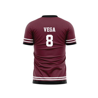 Mississippi State - NCAA Women's Soccer : Rebeka Vega - Maroon Soccer Jersey-1