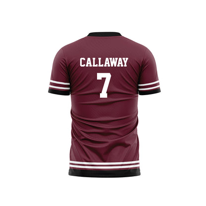 Mississippi State - NCAA Women's Soccer : Savannah Callaway - Maroon Soccer Jersey-1