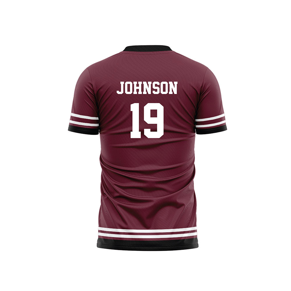 Mississippi State - NCAA Women's Soccer : Hailey Johnson - Maroon Soccer Jersey-1