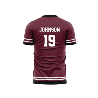 Mississippi State - NCAA Women's Soccer : Hailey Johnson - Maroon Soccer Jersey-1