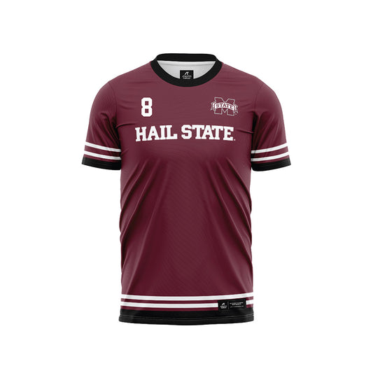 Mississippi State - NCAA Women's Soccer : Rebeka Vega - Maroon Soccer Jersey-0