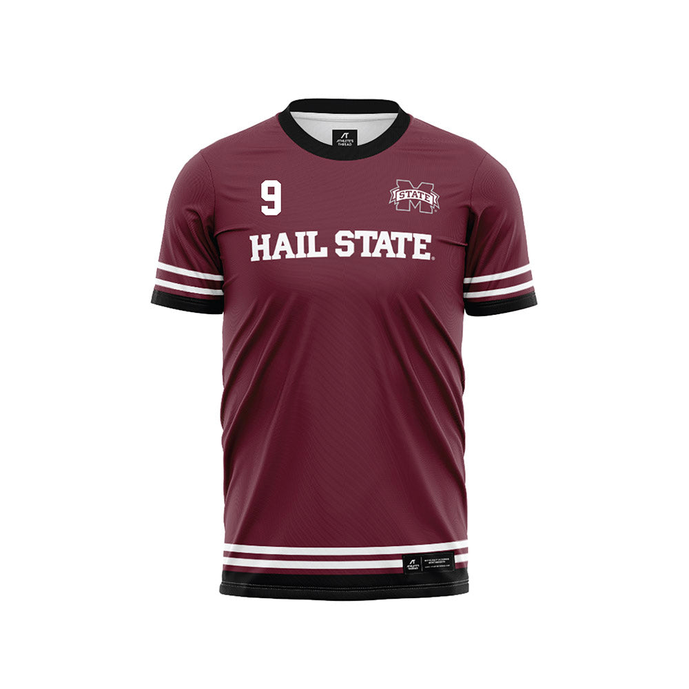 Mississippi State - NCAA Women's Soccer : Abbey Dalton - Maroon Soccer Jersey-0