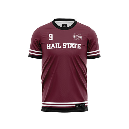 Mississippi State - NCAA Women's Soccer : Abbey Dalton - Maroon Soccer Jersey-0