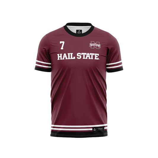 Mississippi State - NCAA Women's Soccer : Savannah Callaway - Maroon Soccer Jersey-0