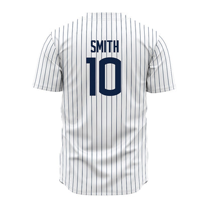 UConn - NCAA Baseball : Drew Smith - White Jersey-1