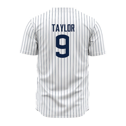 UConn - NCAA Baseball : Chase Taylor - White Jersey-1